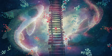 將圖片載入圖庫檢視器 Walking through Stars Diamond Painting Art Kit Create Love Share
